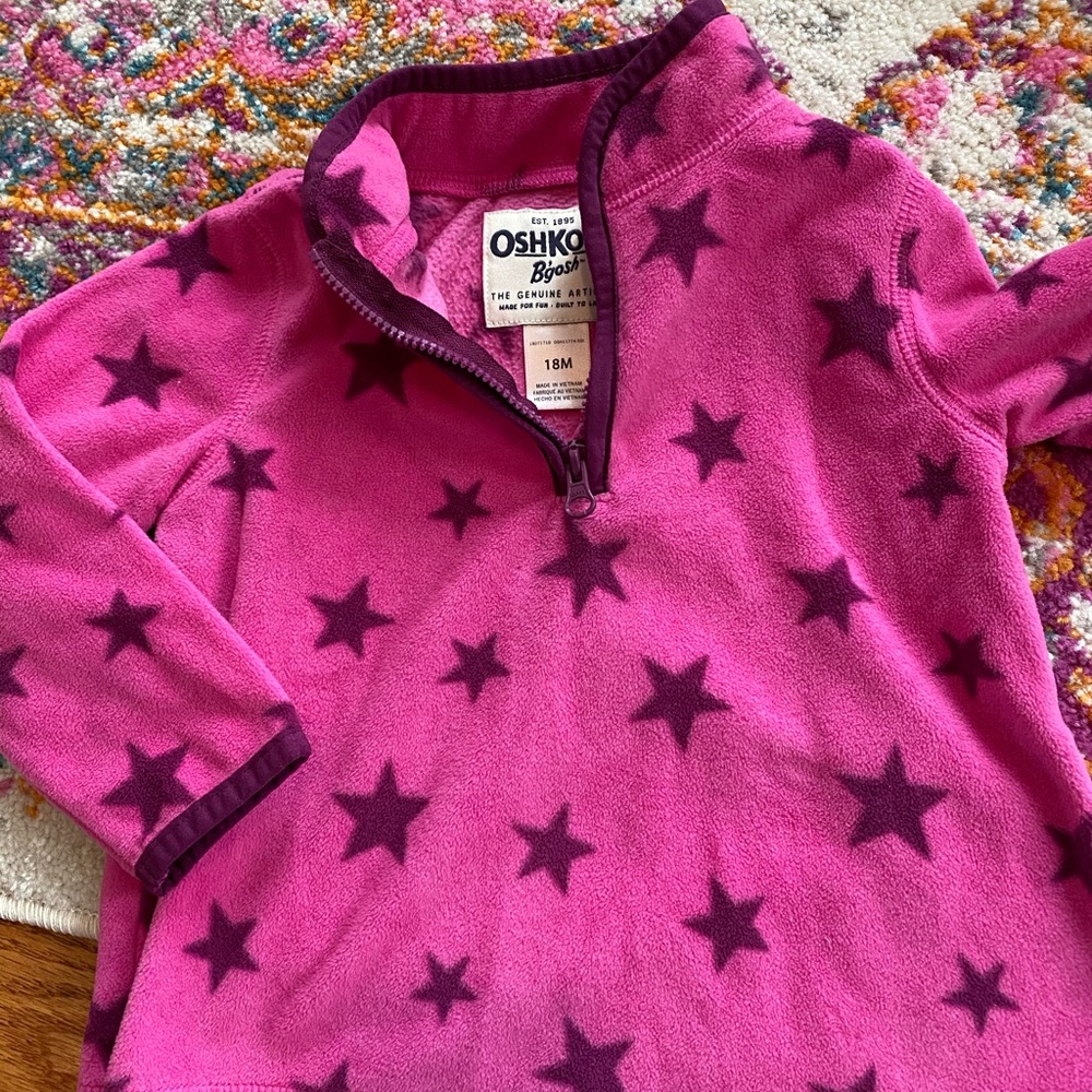 Star fleece jacket!